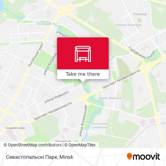 Севастопальскі Парк map