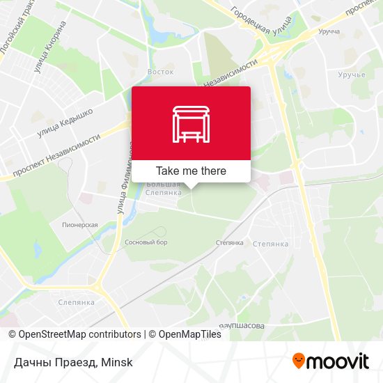 Дачны Праезд map