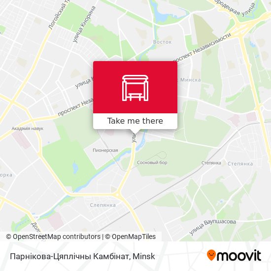 Парнікова-Цяплічны Камбінат map