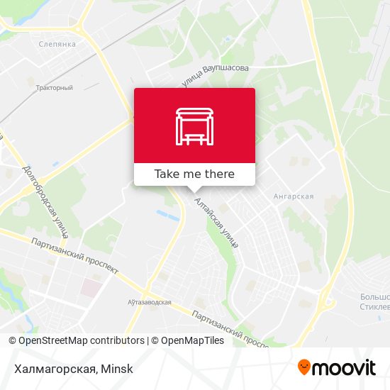 Халмагорская map