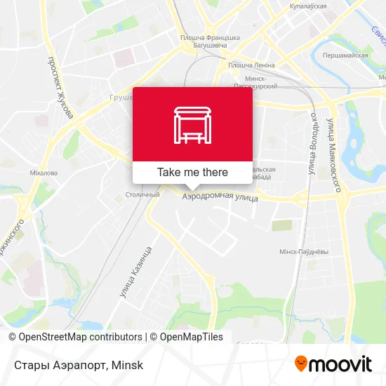 Стары Аэрапорт map