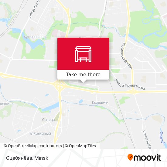 Сцебянёва map