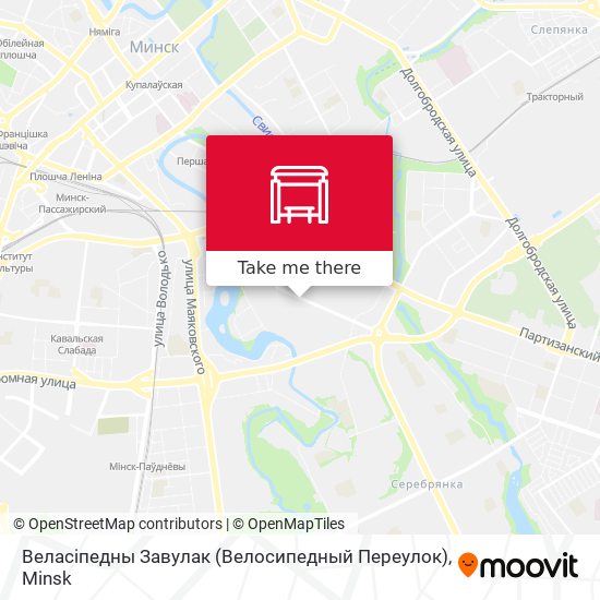 Веласіпедны Завулак (Велосипедный Переулок) map