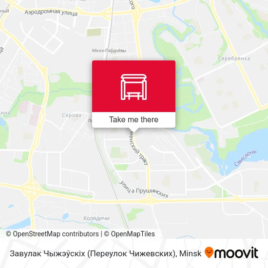 Завулак Чыжэўскіх (Переулок Чижевских) map