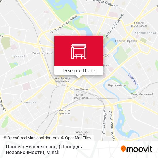 Плошча Незалежнасці (Площадь Независимости) map