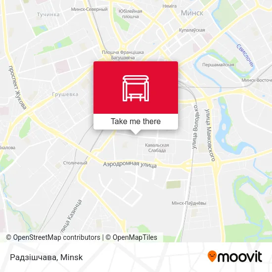 Радзішчава map