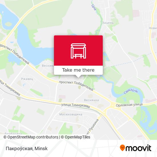 Пакроўская map
