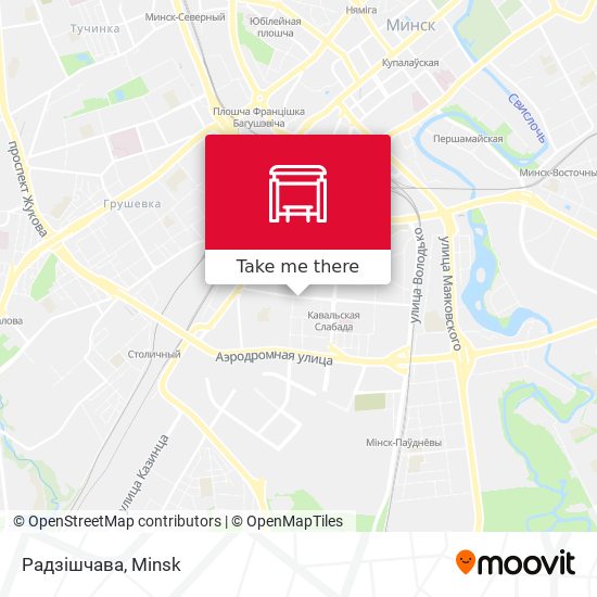 Радзішчава map