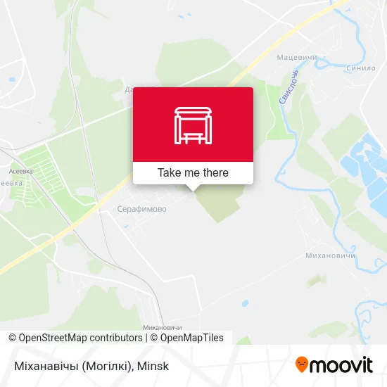 Міханавічы (Могілкі) map