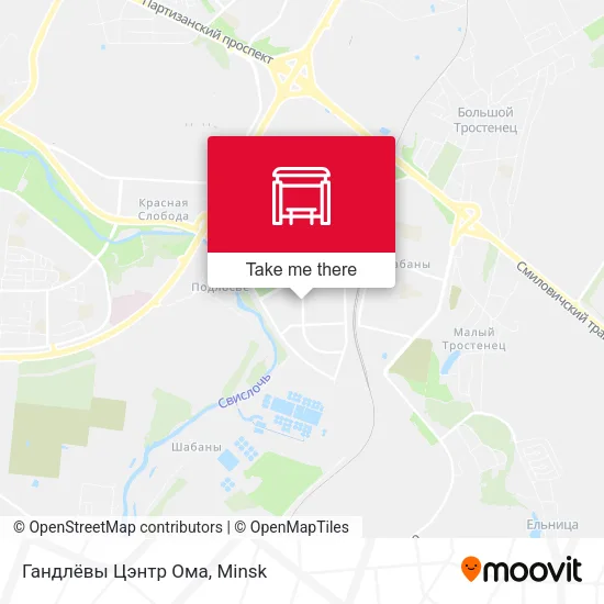 Гандлёвы Цэнтр Ома map