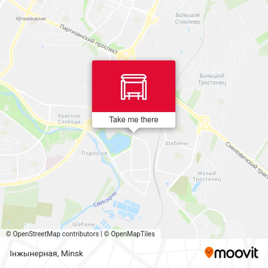 Інжынерная map