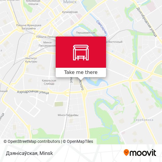Дзянісаўская map