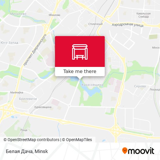 Белая Дача map