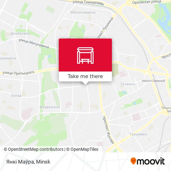 Янкі Маўра map