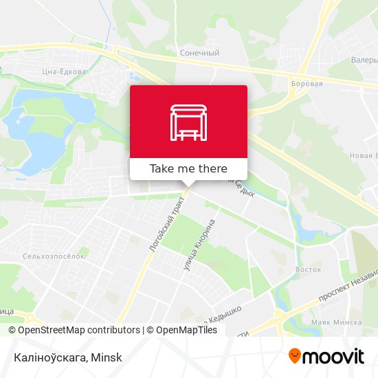 Каліноўскага map