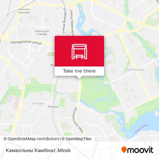 Камвольны Камбінат map