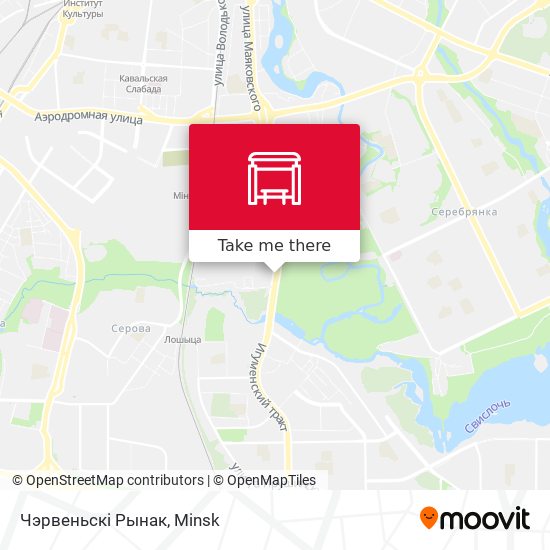 Чэрвеньскі Рынак map