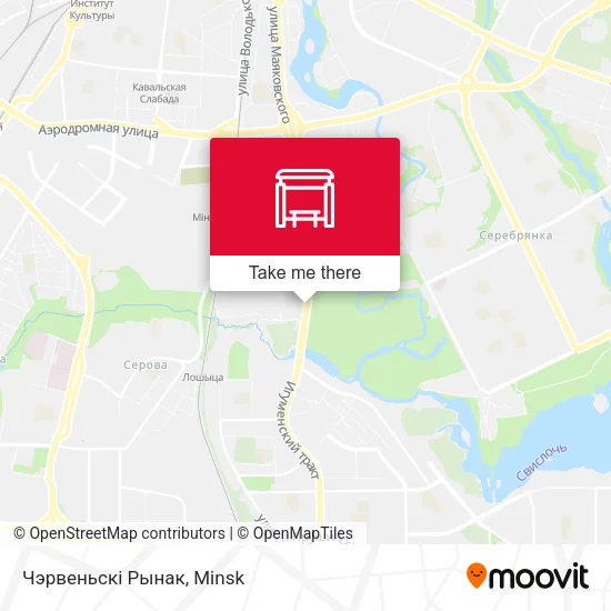 Чэрвеньскі Рынак map