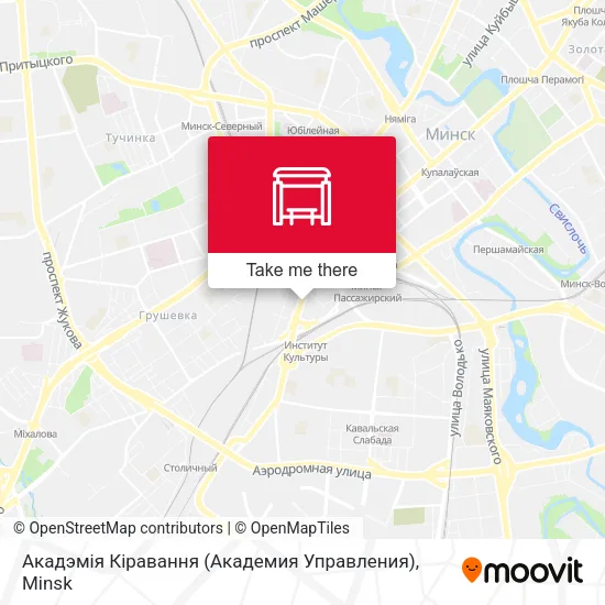 Акадэмія Кіравання (Академия Управления) map