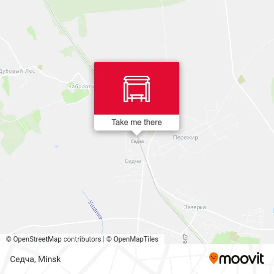 Седча map