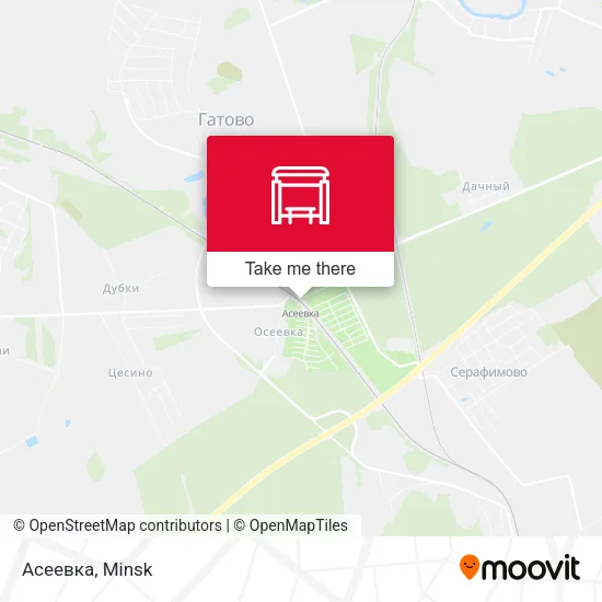 Асеевка map