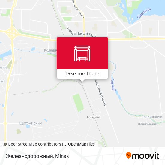 Железнодорожный map