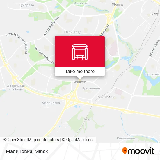 Малиновка map