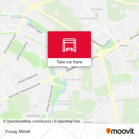 Усход map