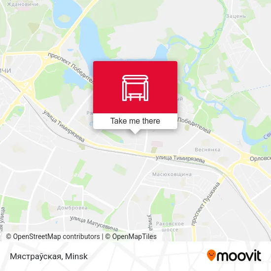 Мястраўская map