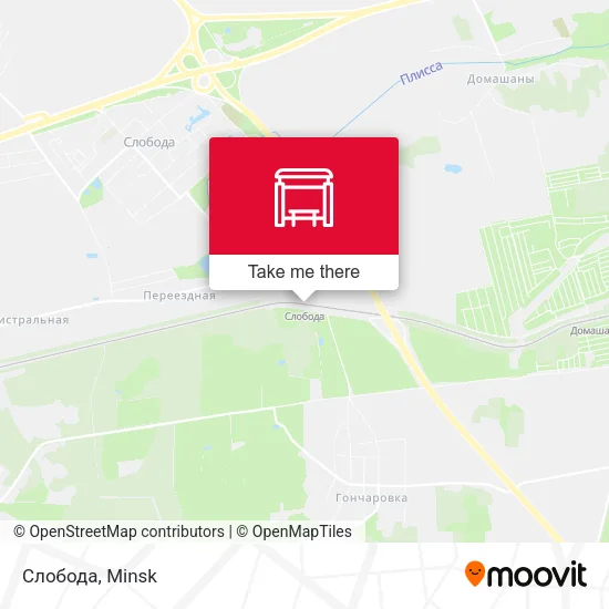 Слобода map
