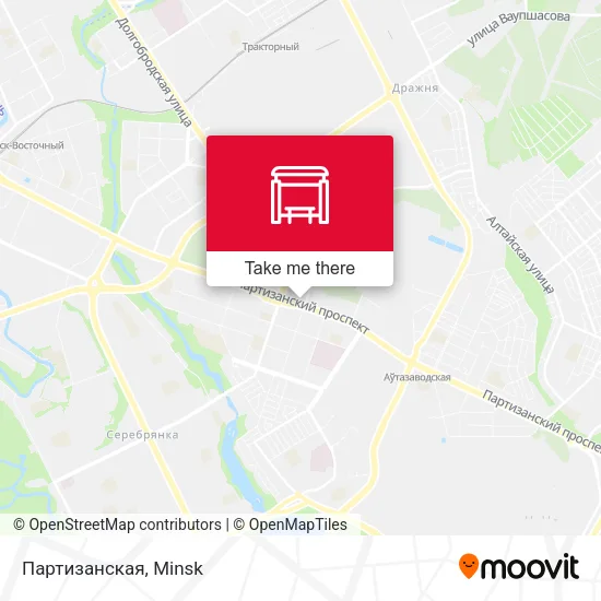 Партизанская map
