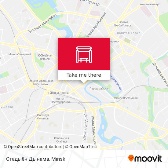 Стадыён Дынама map