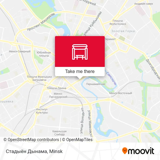Стадыён Дынама map