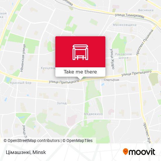 Цімашэнкі map