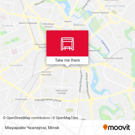 Мікрараён Чкалаўскі map