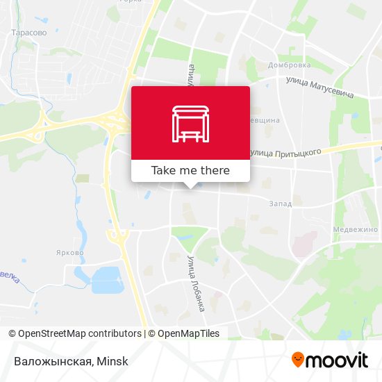 Валожынская map