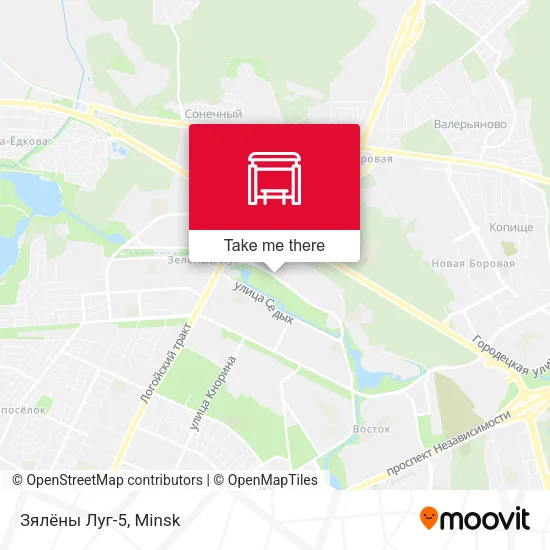 Зялёны Луг-5 map