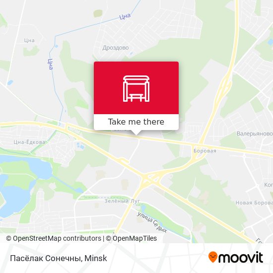 Пасёлак Сонечны map