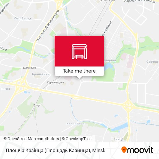 Плошча Казінца (Площадь Казинца) map