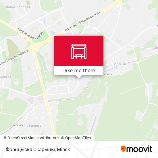 Францыска Скарыны map