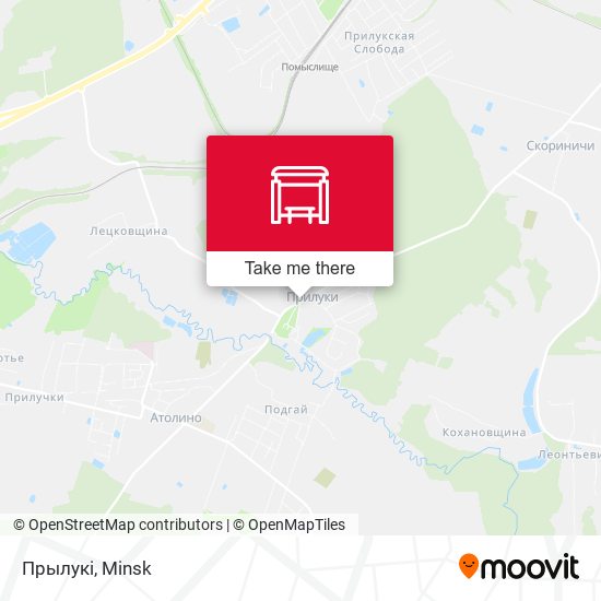 Прылукі map