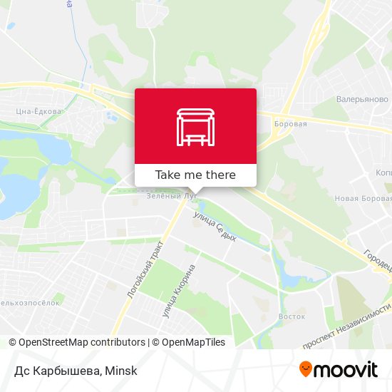 Дс Карбышева map