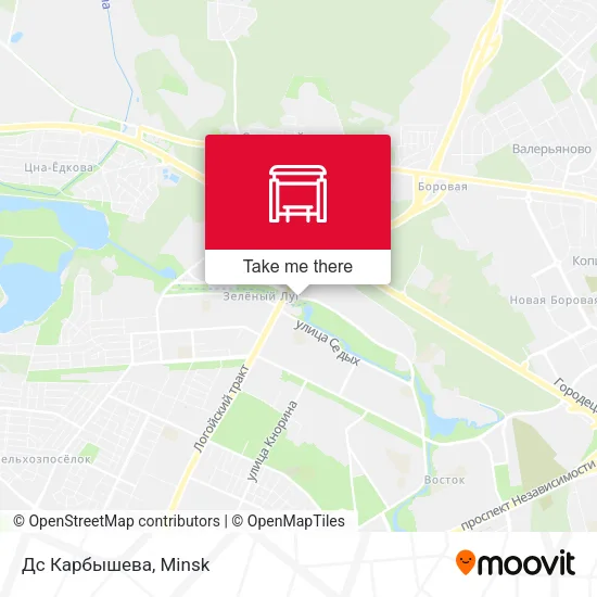 Дс Карбышева map
