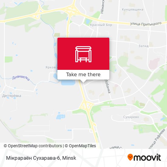 Мікрараён Сухарава-6 map