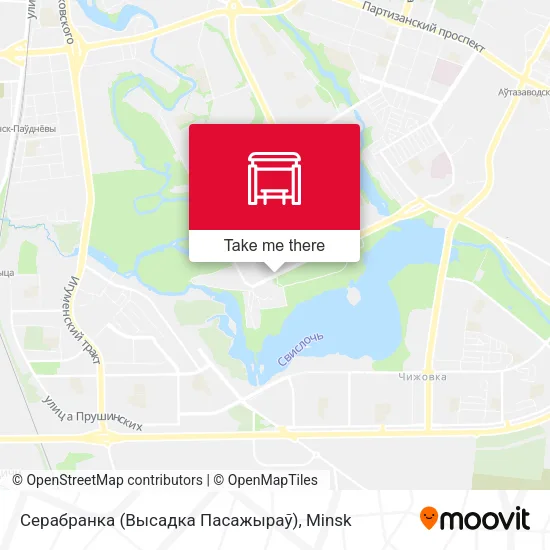 Серабранка (Высадка Пасажыраў) map