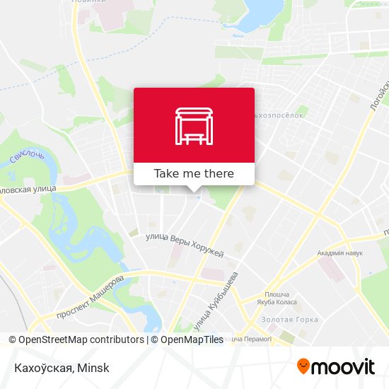 Кахоўская map