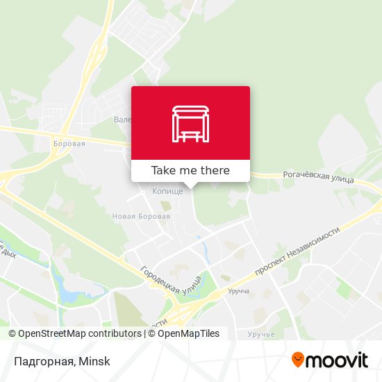 Падгорная map