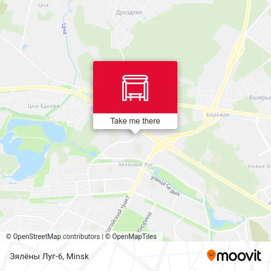 Зялёны Луг-6 map