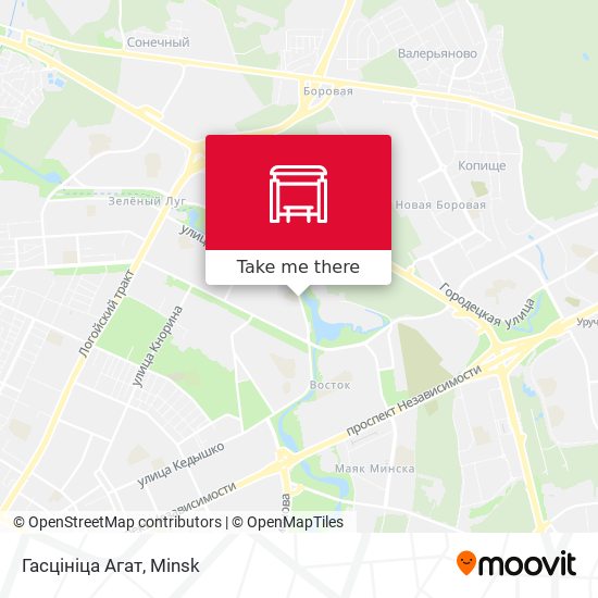 Гасцініца Агат map