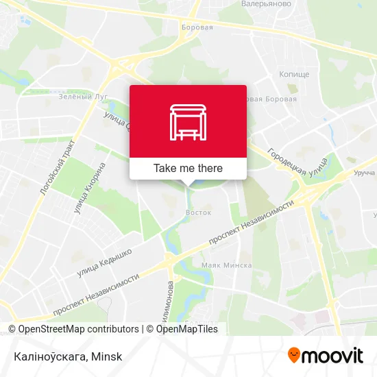 Каліноўскага map